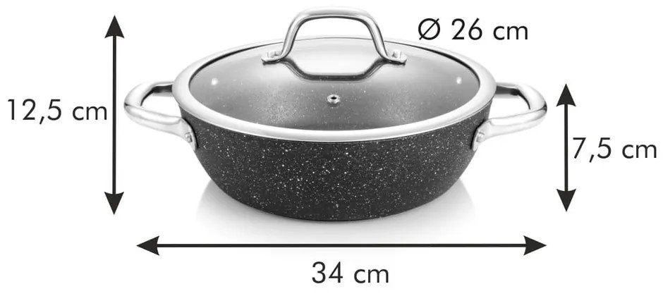 Panvica s pokrievkou ø 26 cm President – Tescoma