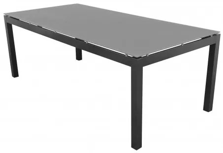 Doppler SALERNO MIAMI antracit - záhradná hliníková súprava 6+1/stôl 150 x 90