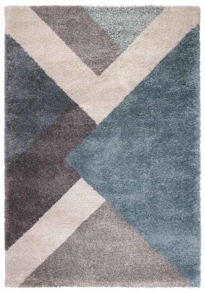 Modro-sivý koberec Flair Rugs Zula, 120 × 170 cm