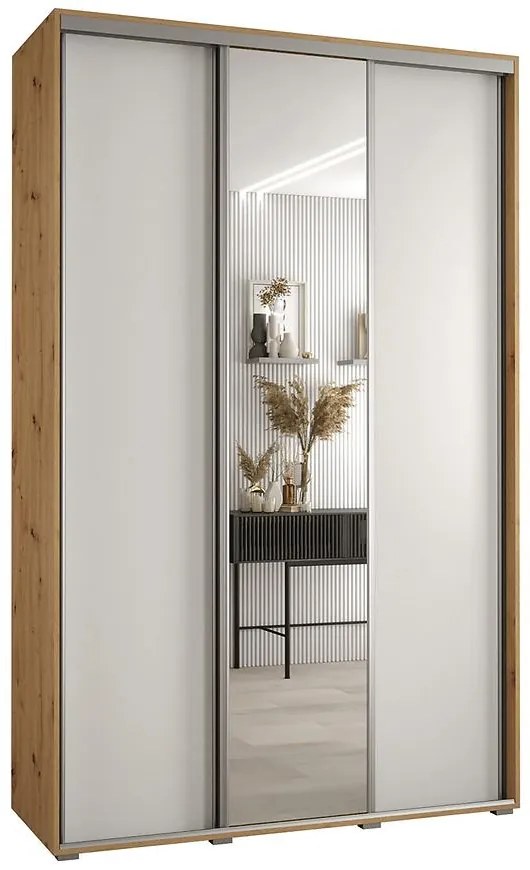 Skriňa 45 Canaris 3 180 artisan/biela/silver