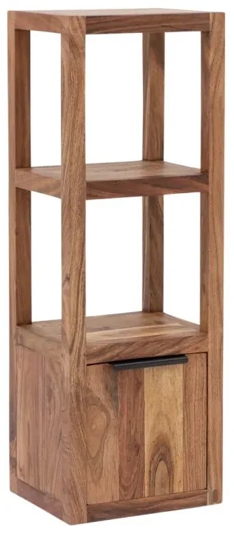 furniture-nabytek.cz - Masívna kúpeľňová závesná skrinka Sydney z akácie, lakovaná, hnedá – 31×25×90 cm