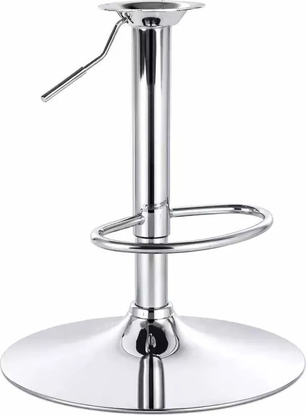 LuxuryForm DESIGN Podstava pre barové stoličky – strieborný tanier (set)