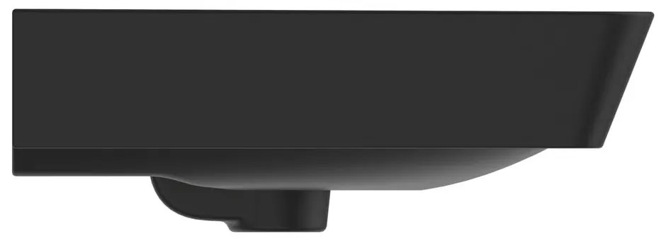 Matne čierne keramické umývadlo 60x46 cm Silk Black – Ideal Standard