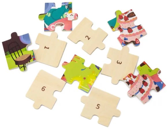 Puzzle na podstavci Viga 44644 24 dielikov - narodeniny