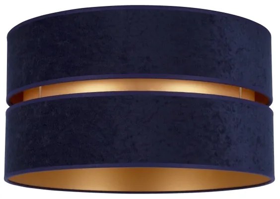 Duolla - Stropné svietidlo DUO 1xE27/15W/230V pr. 40 cm modrá/zlatá