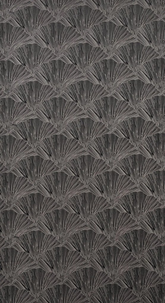 ZATEMŇOVACÍ ZÁVES NA KRÚŽKOCH PIERRE CARDIN GOYA 140X250 CM ČIERNA