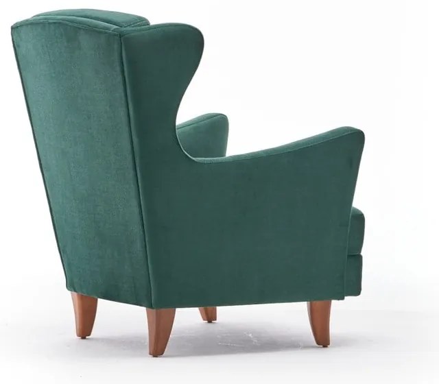 Zelené kreslo ušiak Lola Brejer – Artie