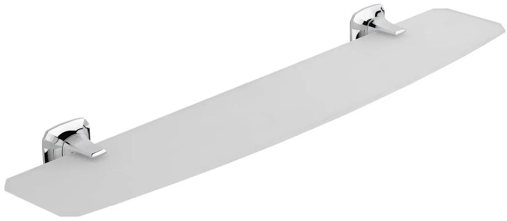 Sapho Sapho, AIDA polica 560x125mm, chróm / sklo satin, AI015