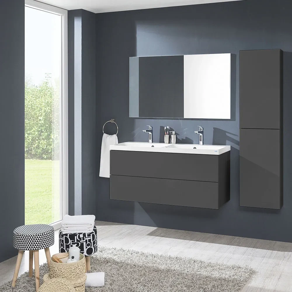 Mereo, Mereo Aira, kúpeľňová skrinka 170 cm vysoká, pravé otváranie, Multidecor, Chromix strieborný, MER-CN794PNACST