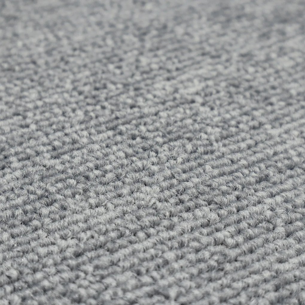 ITC, Metrážny koberec e-blitz 90, na mieru, šíře 4m, šedá, ab (mriežka), chodba / predsieň