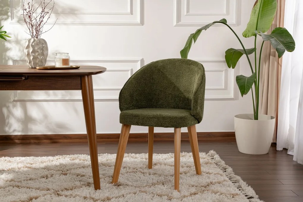 Sada jedálenských stoličiek Bentley Green andLight Oak, 2 ks