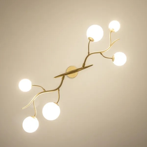 Brilagi - LED Luster na lanku MISTEL 6xG9/3W/230V zlatá/biela