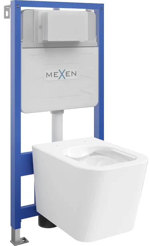 Mexen Fenix Slim, podomietkový modul a závesné WC Teo, biela, 6103385XX00