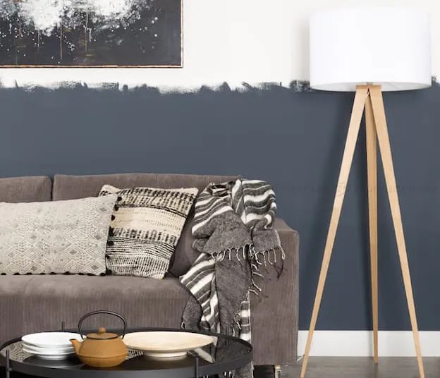 Zuiver Tripod Wood stojace lampy - Čierna