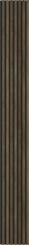 Mexen Lam-F, akustické stenové lamely 275 × 31,5 cm, filc 6 mm, dub espresso, S105-275317-2812-065