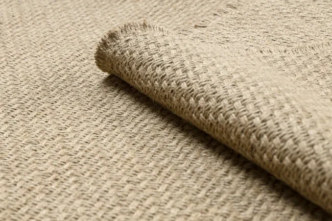 Koberec JUTE 3731 so strapcami, tmavobéžový