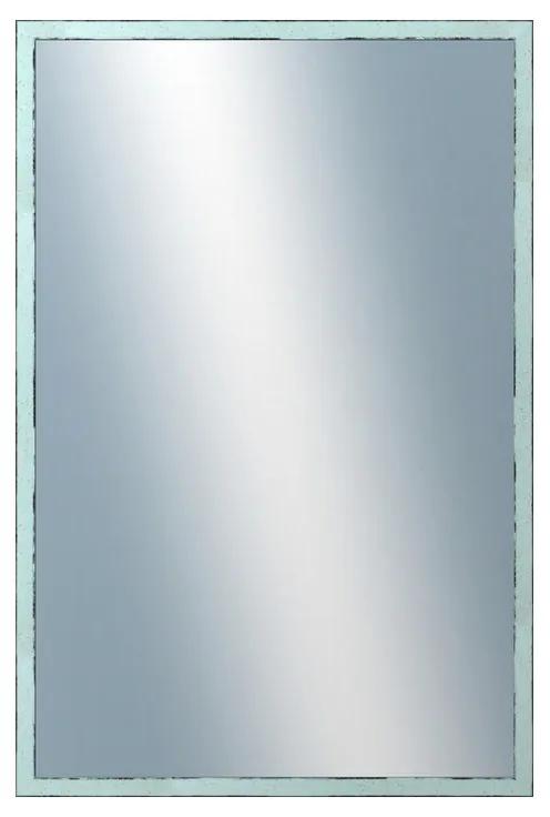 DANTIK - Zrkadlo v rámu, rozmer s rámom 40x60 cm z lišty AKVAREL modrá vysoká (2653)