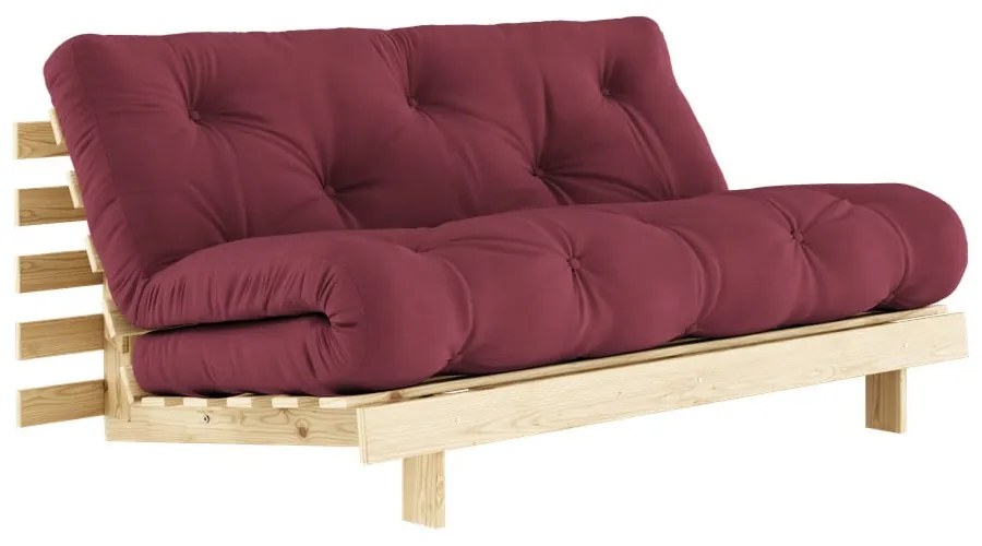 Červená rozkladacia pohovka 160 cm Roots - Karup Design