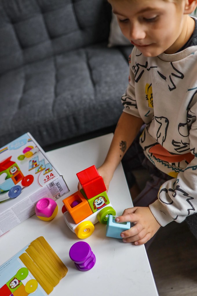 SmartMax - Moja prvá magnetická stavebnica s autom 2v1