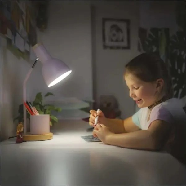 Stolová lampa POPPY 1xE27/25W/230V ružová