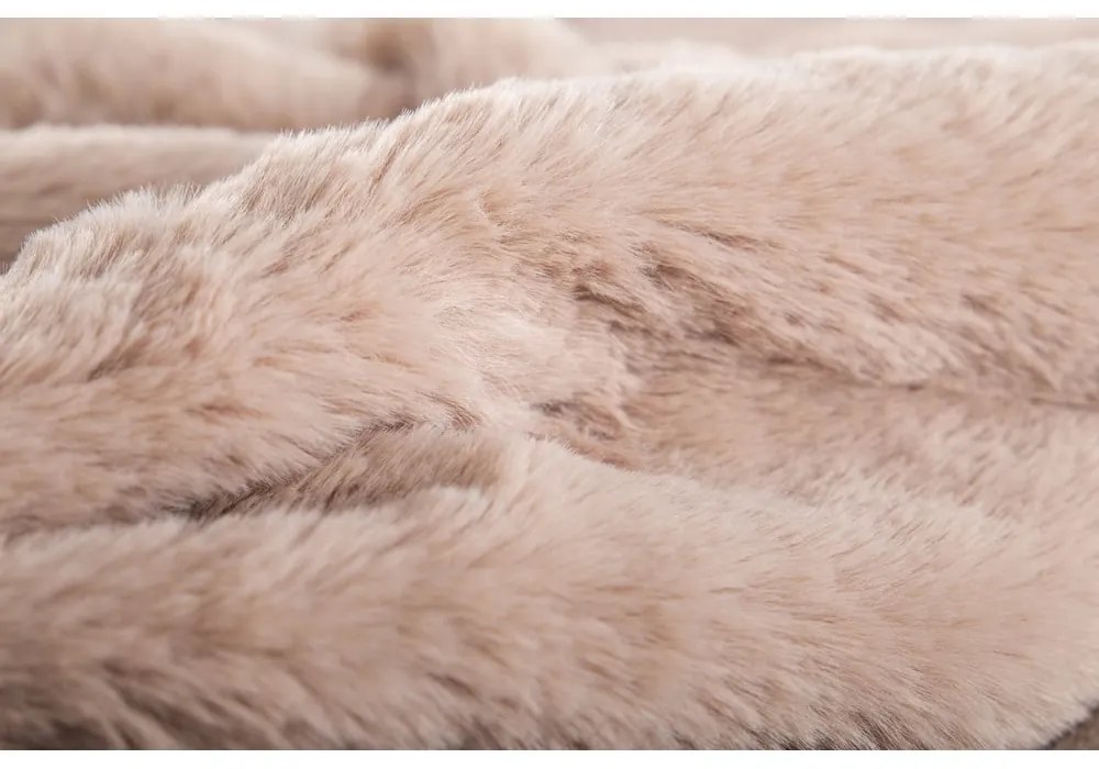 Hnedá deka z umelej kožušiny 150x200 cm Ruby – Tiseco Home Studio