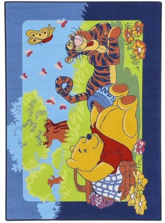 Koberce Breno Kusový koberec WINNIE W43 - Winnies Picnic, viacfarebná,95 x 133 cm