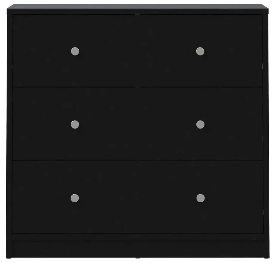 Čierna komoda Tvilum May, 72 x 68 cm