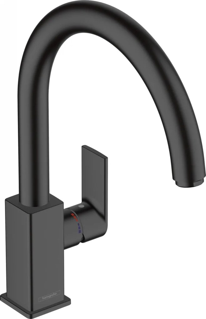 Hansgrohe Vernis Shape M35, stojanková drezová batéria, čierna matná, HAN-71871670