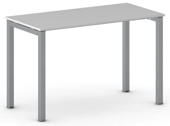 Kancelársky stôl METAL 120x60 cm, sivá