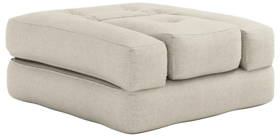 Rozkladacie kreslo s ľanovým poťahom Karup Design Cube Linen