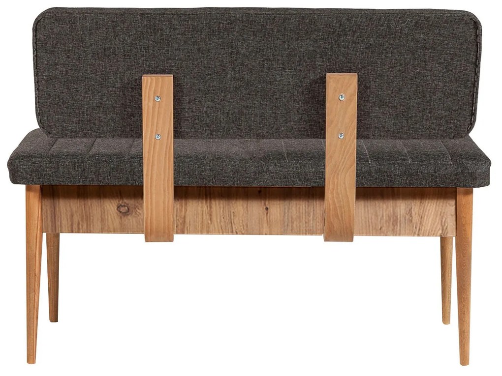 Lavica VINA s úložným priestorom 110 cm borovica atlantic/antracitová