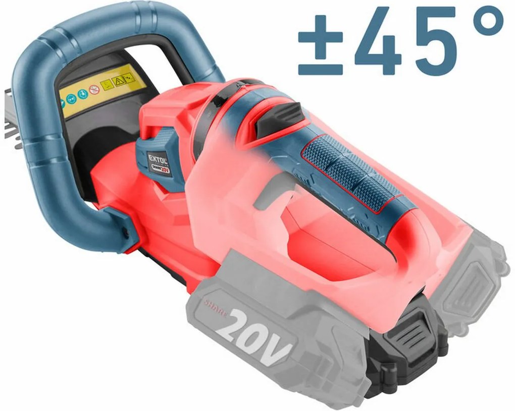 EXTOL PREMIUM nožnice na živý plot, 46cm bez aku a nabíjačky 8891933