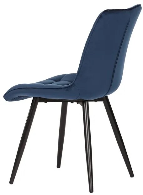 Autronic BONTEC Jedálenská stolička, modrá, zamatová látka, CT-384 BLUE4 Farba: Zelená