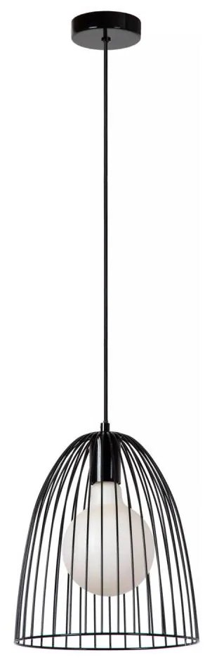 Lucide 74417/01/30 - Luster na lanku MACARONS 1xE27/40W/230V pr. 24,5 cm čierna