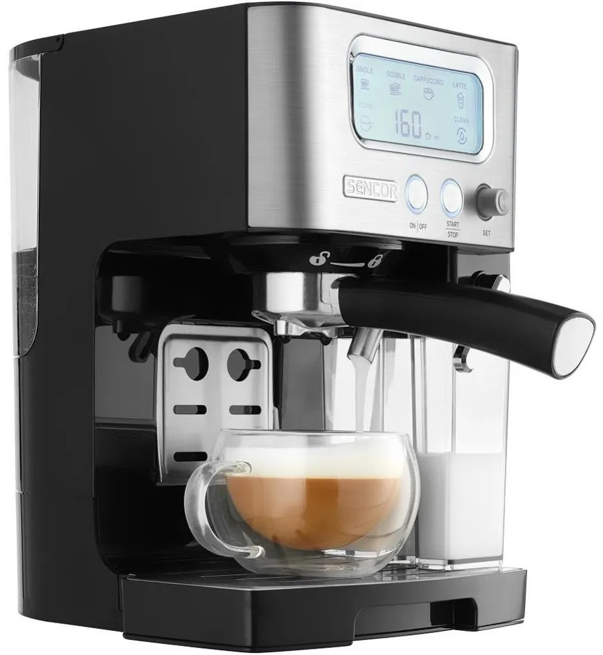 Sencor SES 4090SS espresso pákové