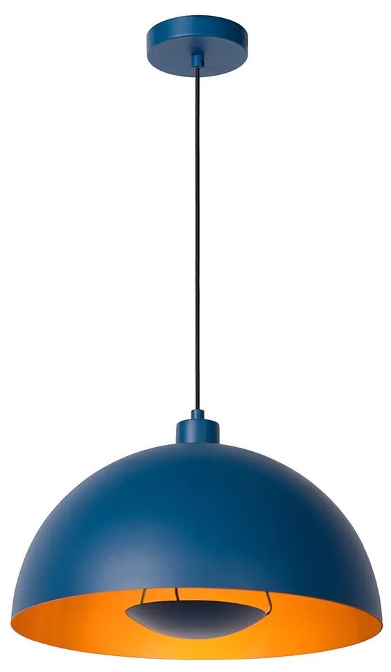 Lucide 45496/01/35 - Luster na lanku SIEMON 1xE27/40W/230V modrá