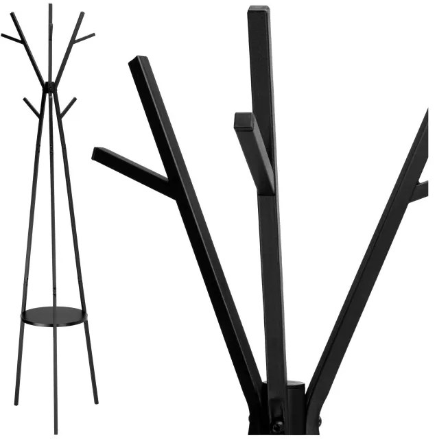 Stojanový vešiak PILUR čierny