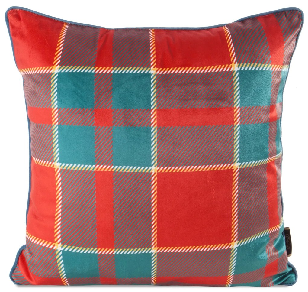 VIANOČNÁ DEKORAČNÁ OBLIEČKA NA VANKÚŠ MERRY 45X45 CM VZOROVANÁ