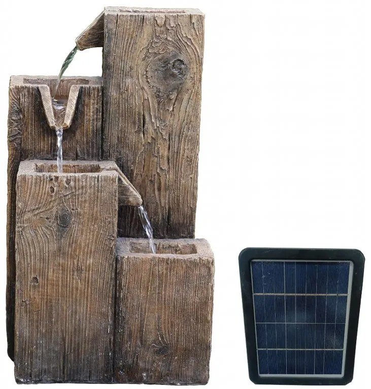 Záhradná solárna fontána BestBerg SF-04 / polyresin / 27 x 28 x 48 cm