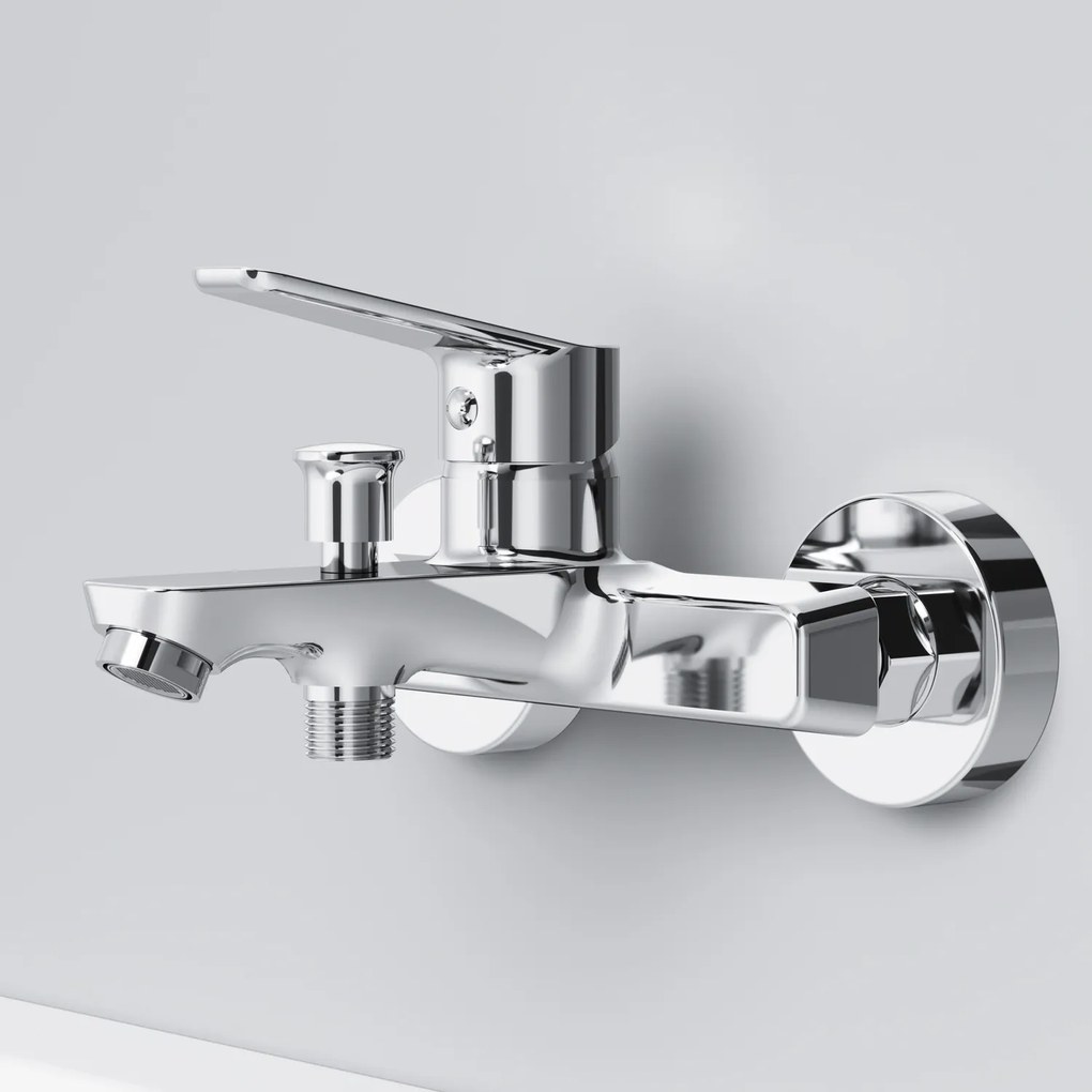 Vaňová a sprchová batéria AM.PM Hit FTA10000 jednopáková, chróm