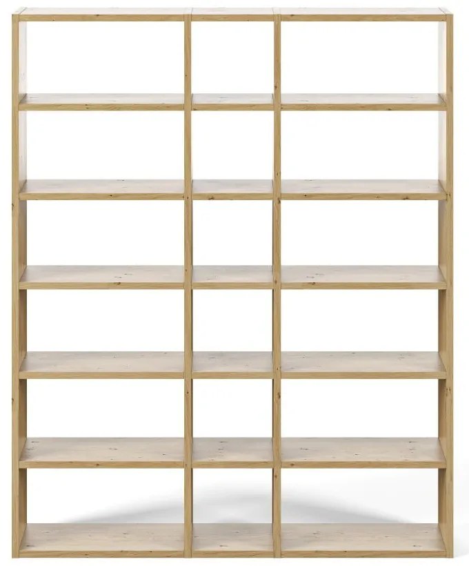 Svetlohnedá knižnica TemaHome Pombal, šírka 182 cm