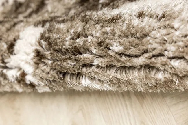 Koberec Shaggy Puffy P149 béžový / hnedý