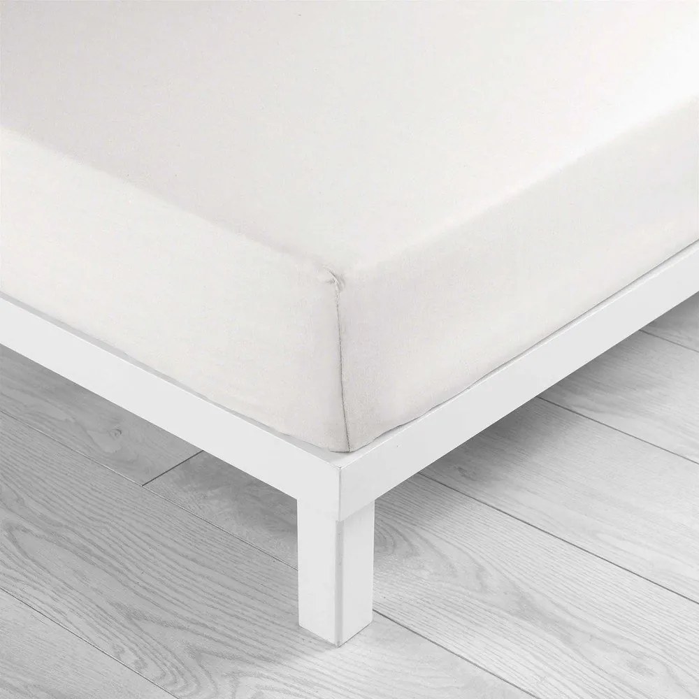 Biela napínacia bavlnená plachta 90x190 cm Lina – douceur d'intérieur