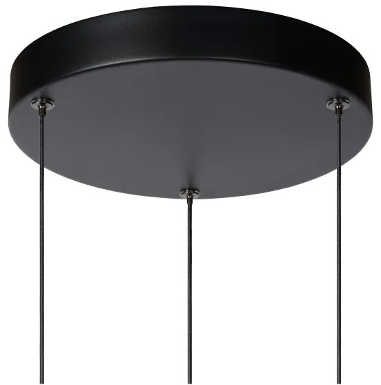 Lucide 24402/15/30 - LED Stmievateľný luster na lanku MARGARY 3xLED/4W/230V čierna