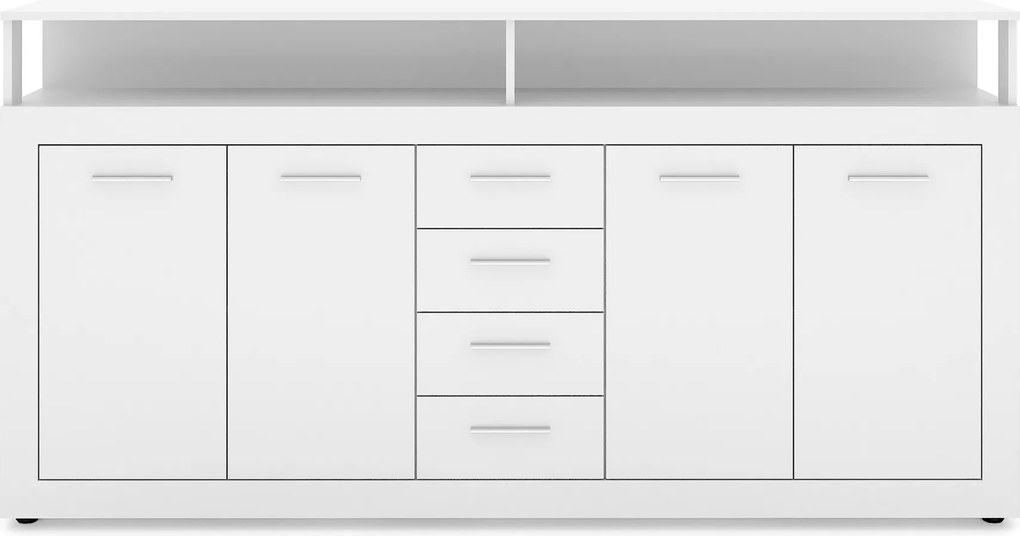 Komoda Luna 190 cm biela