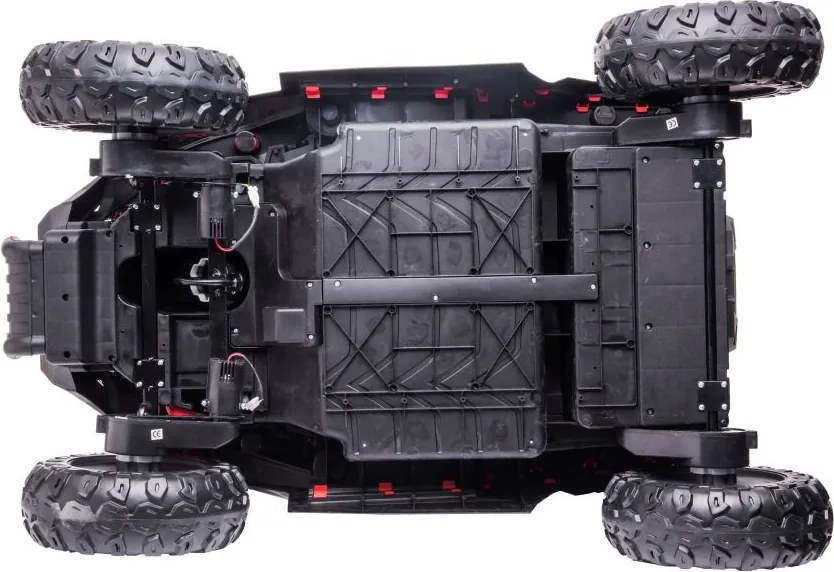 LEAN CARS Elektrické auto na batérie YSA036 červené 4x4
