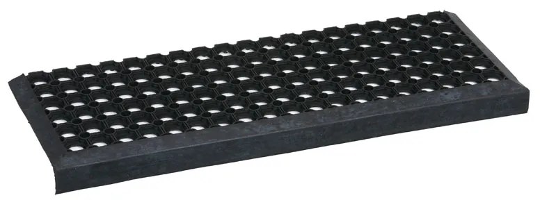 Gumová záťažová rohož na schody pre extrémne teploty, 800 x 260 mm