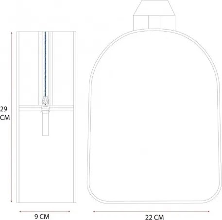 Vadobag - Detský batôžtek Bluey a Bingo / 29 x 22 x 9 cm