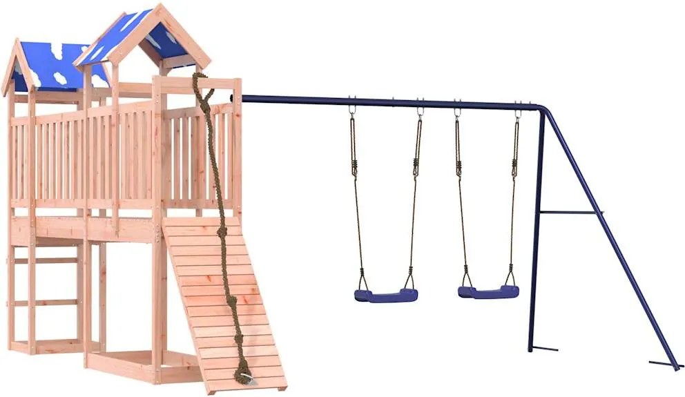 vidaXL Vonkajšia súprava na hranie drevo douglas