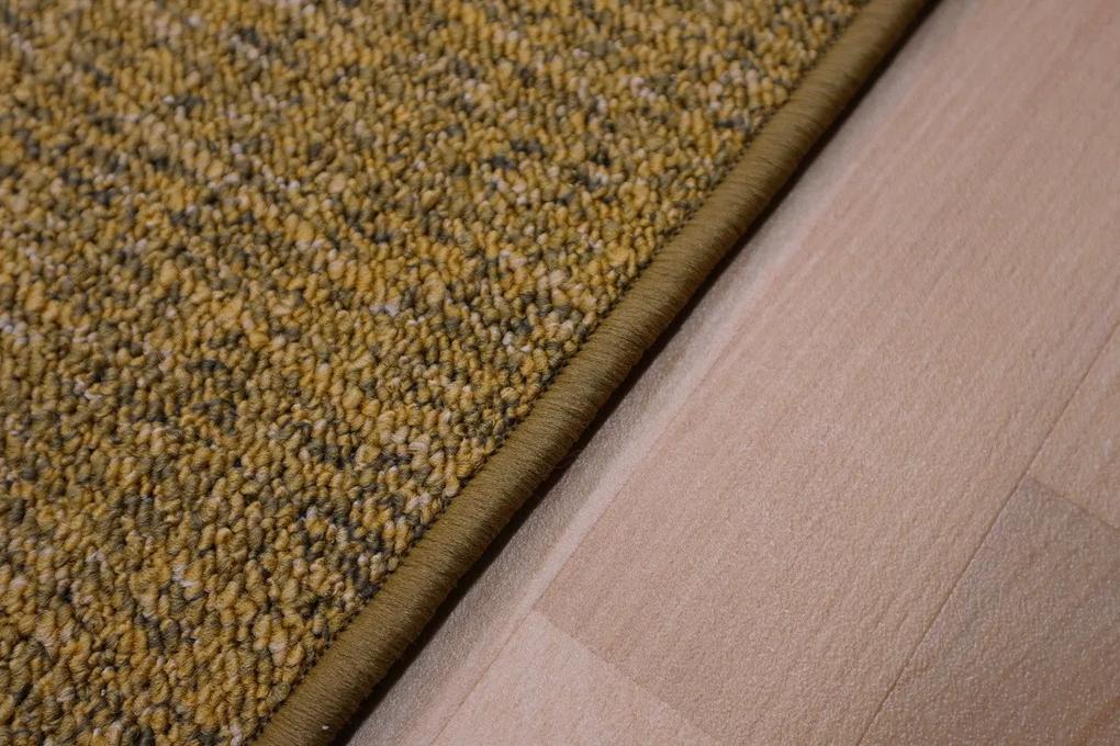 Vopi koberce Kusový koberec Alassio zlatohnedý štvorec - 200x200 cm